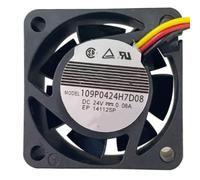 109P0424H7D08 4015 Micro 3Wire Fan, DC24V 0.08A RPM Feedback Silent Mini Equipment Fan