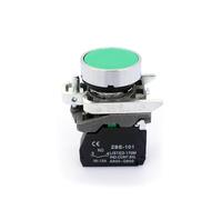 10A Control Switch Smart XB4-BA31 Green color spring button Switch EKFBQBGW(Red 1NC)