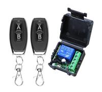 10A relais récepteur Mini Module télécommande f 433Mhz universel porte télécommande commutateur DC 12V ou porte LED porte de Garage 1 Remote ON OFF