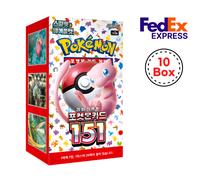 [10Box Wholesale] Carte Pokemon 151 (sv2a) BOOSTER BOX scellée en usine KOREA...