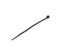 10cm(4") Cable Ties, 2mm(1/16") wide, 22mm(7/8") Bundle Diameter, 8kg(18lb) Tensile Strength, Nylon Self Locking Zip Ties with Curved Tip, 94V-2/UL