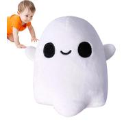 10cm Stuffed Plush Ghost - Halloween Plush Toy | White Ghost Stuffed Animal, Non-Fading Halloween Skull Doll, Multifunctional Plush Toy for Kids and All Ages, Perfect for Halloween Fun