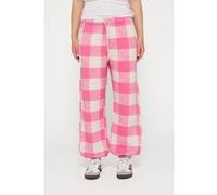 10DAYS Bar Jogger Foam Check Bright Pink Taille: L | Évasés pantalons Outlet | Femme | Rose