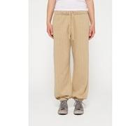 10DAYS Bar Jogger Foam Pinstripe Light Latte Taille: L | Pantalons de survêtement Outlet | Femme