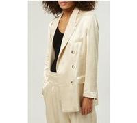 10DAYS Satin Blazer Golden Safari Taille: XXS | Blazers Outlet | Femme | Jaune
