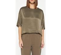 10DAYS Satin Tee Dark Moss Taille: XS | Chemises Outlet | Femme