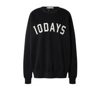 10Days Sweat-shirt noir / blanc, Taille L