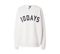10Days Sweat-shirt 'THE STATEMENT' crème / noir, Taille XS