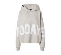 10Days Sweat-shirt 'THE STATEMENT' gris chiné / blanc, Taille M