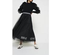 10DAYS Tulle Skirt Black Taille: M | Jupes longues Outlet | Femme | Le Noir