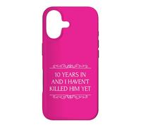 10e Anniversaire 10 Years Haven't Killed Him for Her Wife Coque pour iPhone 17