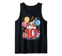 10e anniversaire enfant 10 ans dix Cavalier King Charles Spaniel Débardeur