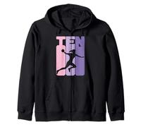 10ème Anniversaire Filles Handball Filles 10 Ans de Handball Sweat à Capuche