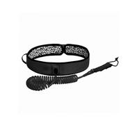 10ft Coiled Surfboard Waist Leash 7mm Thick Durable SUP Stand Up Paddleboard Leash for Secure Surfing and Water Sports