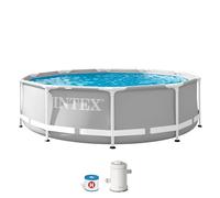 Intex Prisma Frame Round Collapsible With Filter Pool Gris