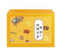 10g*20 Parfumé Thé Ju Fleur et Cassia Chine Original Thé aux Herbes Bon Thé Naturel Organique Thé aux Fleurs Aliments Verts sans Additifs Thé aux Herbes