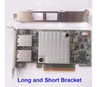 10G Double Port Ethernet Carte X540-T2 PCIE-X8 X16 Extension Adaptateur Support Pour Synology NAS Et Autres - Type Long and Short #A