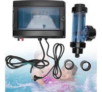 10g / H15g / H20g / H30g / H50g / H Machine à Chlore Au Sel électrolytique Générateur De Chlore Électrolyseur Au Sel De Piscine Accessoire De Piscine, 30g/h