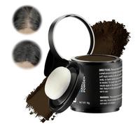 10g Poudre de Racine de Cheveux,Hairline Powder pour épaissir les cheveux,Poudre de Retouche de Racines Pour Combler les Cheveux Clairsemés,Retouche et Couverture(Marron foncé)