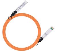 10G Sfp+ Câble En Cuivre, Orange Sfp+ Dac, Câble En Cuivre À Connexion Directe 10Gbase-Cu, Câble Twinax Passif 10Gb/S Compatible Avec Cisco, Ubiquiti, Meraki, Mikrotik, Intel Etc [ZHUJ1237]
