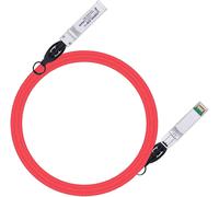 10G Sfp+ Câble En Cuivre, Rouge Sfp+ Dac, Câble En Cuivre À Connexion Directe 10Gbase-Cu, Câble Twinax Passif 10Gb/S Compatible Avec Cisco, Ubiquiti, Meraki, Mikrotik, Intel Etc 3[ZHUJ1232]
