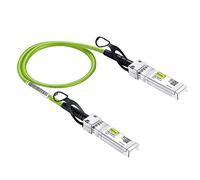 10G SFP+ DAC cable for Ubiquiti UniFi, 10GBASE-CU Copper Direct Attach Twinax Cable, Passive, 0.3-Meter(1ft), Green