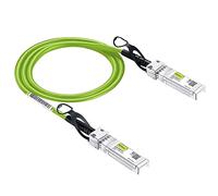 10G SFP+ DAC cable for Ubiquiti UniFi, 10GBASE-CU Copper Direct Attach Twinax Cable, Passive, 0.5-Meter(1.64ft), Green