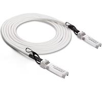 10G SFP+ DAC Cable - Twinax SFP Cable for Cisco SFP-H10GB-CU3M, Ubiquiti UniFi, D-Link, Supermicro, Netgear, Mikrotik, Fortinet, 3-Meter(10ft), White
