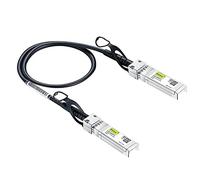 10G SFP+ DAC Twinax Cable, SFP+ to SFP+ Direct Attach Copper Passive for Ubiquiti UniFi, Meraki, Mikrotik, Fortinet, Netgear, D-Link, TP-Link and More, 0.3 Meter(1ft)