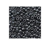 10g TOHO ROCAILLE 11/0, hématite métallique (# 81) (TOHO seed beads 11/0, Hematite Metallic (#81)) Perles rondes en verre du Japon