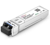 10GBASE-LR SFP+ LC/UPC Transceiver,SFP+ LR Mini GBIC Monomode Module 1310nm 10km DDM pour Cisco SFP-10G-LR,Ubiquiti UF-SM-10G,Mikrotik,Netgear,Supermicro,D-Link,jusqu'à 10km