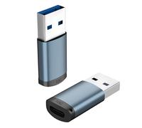 [10Gbps] Adaptateur USB C vers USB [2 Unités],Convertisseur Câble Chargeur Type C pour MagSafe Chargeur,iPhone 11 12 13 Pro Max,14,Apple Watch 7 SE,Samsung Galaxy Watch 5,Z Flip Fold 3 4