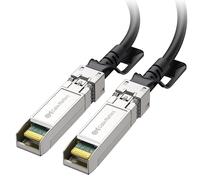 10Gbps DAC Twinax SFP Cable 2m (Câble SFP+),Câble SFP Twinax en cuivre passif à connexion directe 10GBASE-CU,compatible avec les appareils Cisco,Ubiquiti,Huawei,Netgear