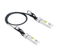 10Gtek 1.25G SFP DAC Twinax Cable - Gigabit Passive Direct Attach Copper Twinax SFP Cable for Cisco SFP-1GBASE-CU0.3M, Ubiquiti UniFi, Fortinet, Netgear, TP-Link and More, 0.3-Meter(0.98ft)