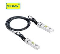 10Gtek 1.25G SFP DAC Twinax Cable - Gigabit Passive Direct Attach Copper Twinax SFP Cable for Cisco SFP-1GBASE-CU1M, Ubiquiti UniFi, Fortinet, Netgear, TP-Link and More, 1-Meter(3.3ft)