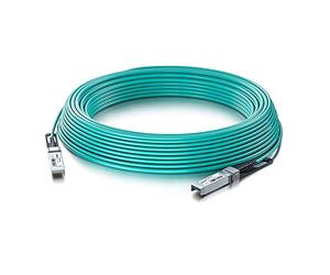 10Gtek 10G SFP+ câble fibre optique(AOC) 80M, SFP+ à SFP+ Active Optical OM3 MMF Fiber Cable, Compatible avec Cisco SFP-10G-AOC80M, Ubiquiti UniFi, Mikrotik, Netgear, TP-Link, D-Link, Zyxel, QNAP NAS