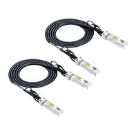 10Gtek 10GBase-CU 1.2-Meter (3.9ft) SFP+ to SFP+ DAC Cable, 2-Pack, Aluminum Case, Compatible with Cisco, Ubiquiti, Fortinet and More