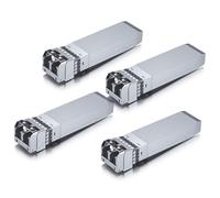 10Gtek 10GBase-SR SFP+ Transceiver, 10G 850nm MMF, up to 300 Meters, Compatible with Ubiquiti UniFi UF-MM-10G, 4 Pack