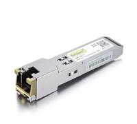 10Gtek 1G SFP RJ45 Mini-Gbic Module, 1000Base-T Copper Transceiver Compatible pour Cisco GLC-T/SFP-GE-T, Meraki MA-SFP-1GB-TX, Ubiquiti UF-RJ45-1G, D-Link, Zyxel, Netgear, TP-Link, Supermicro ect