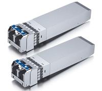 10Gtek 25G SFP28 SFP+ Transceiver, 25GBase-LR Duplex LC SMF Optical Module for Cisco SFP-25G-LR-S, 1310nm, DDM, up to 10km, Pack of 2