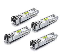 10Gtek [4 Pack] Compatible AGM731F, Gigabit SFP SX Transceiver Module, 1000Base-SX, MMF, 850nm, 550m