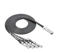 10Gtek 40G QSFP+ to 4xSFP+ Breakout DAC - 40GBASE-CR4 Passive Direct Attach Copper Twinax QSFP to SFP Cable for Cisco QSFP-4SFP10G-CU1M Devices, 1-Meter(3.3ft)