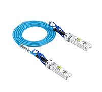 10Gtek [Blue] 25G SFP28 SFP+ DAC Cable - 25GBASE-CR SFP28 to SFP28 Passive Direct Attach Copper Twinax Cable for Cisco SFP-H25GB-CU1M, Ubiquiti, MikroTik, Arista, Supermicro and More, 1-Meter(3.3ft)