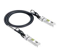 10Gtek Câble SFP+ DAC 10Gbit/s 0.65 Mètres, 10GBASE-CU Twinax en Cuivre Passif à Connexion directe, Compatible avec Cisco, Ubiquiti UniFi, TP-Link, Netgear, D-Link, Zyxel, Mikrotik et Plus