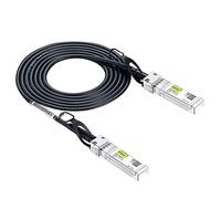 10Gtek Câble SFP+ DAC 10Gbit/s 1.5 Mètres, 10GBASE-CU Twinax en Cuivre Passif à connexion directe, Compatible avec Cisco, Ubiquiti UniFi, TP-Link, Netgear, D-Link, Zyxel, Mikrotik et plus