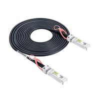 10Gtek Câble SFP+ DAC Actif 10Gbit/s 10 Mètres, Twinax en cuivre à connexion directe 10GBASE-CU, Compatible avec Cisco SFP-H10GB-ACU10M, Ubiquiti UniFi, Netgear, D-Link,Zyxel, Mikrotik et plus