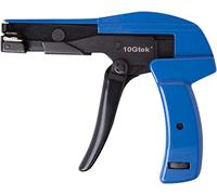 10Gtek Cable Tie Gun - Fastening and Cutting Tool with Handle Special for Nylon Cable Tie Fasten and Cut Cables in Blue