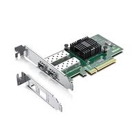 10Gtek® Carte Réseau 10GbE PCIE pour Intel X520-DA2/ X520-SR2-82599ES Chip, Dual SFP+ Ports, 10Gbit PCI Express x8 LAN Adapter, 10Gb NIC pour Windows Server, Win7/8/10, Linux