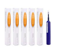 10Gtek Fiber Optic Cleaning Pen, LC/MU 1.25mm Connectors Fiber Cleaner, Over 600 Cleans Times, 5-pack