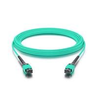 10Gtek Fiber Patch Cable - MPO to MPO OM3 Multimode Fiber Jumper Patch Cord, 8-core Fiber for QSFP+Transceivers Application, 2m(6.6ft)